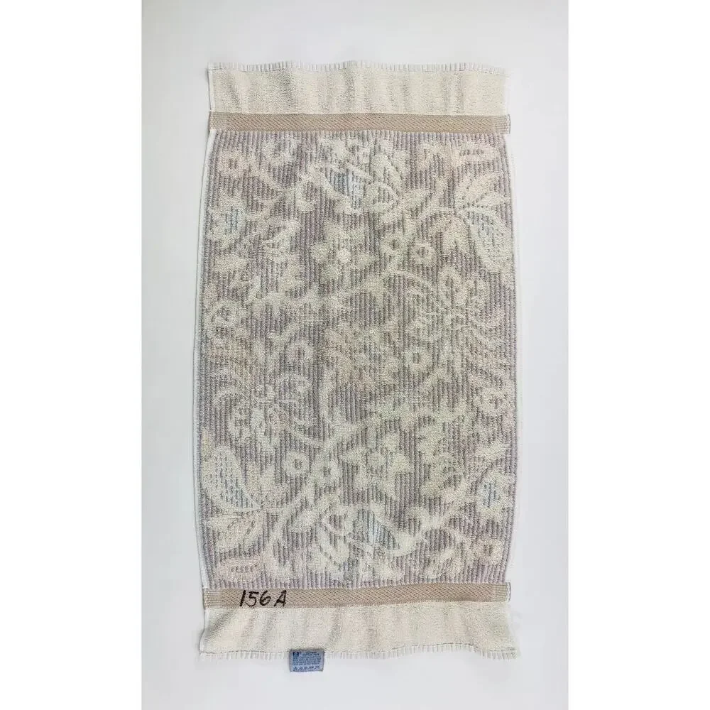 3 Royal Velvet Fieldcrest Towels Floral Flower Pink Blue Cream Bath Body Hand Sp
